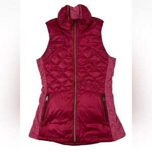 Lululemon Down For A Run Vest Berry Rumble Pink Sz 4 Small S